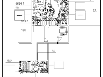 屋顶花园设计 施工图