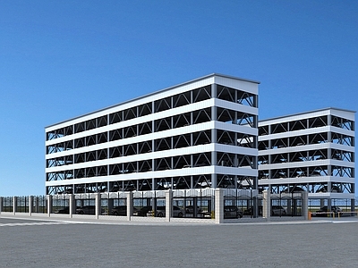 立体停车场 立体停车库 停车场 停车场建筑