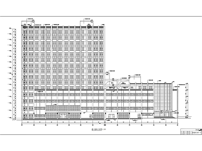 15层高层办公楼建筑 施工图