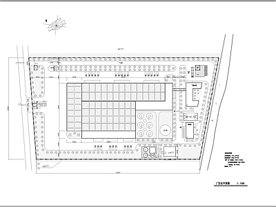 可再生资源处理工厂建筑 施工图 工业建筑