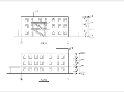 某厂房建筑 施工图 工业建筑