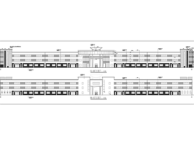 多层工业厂房建筑 施工图 工业建筑