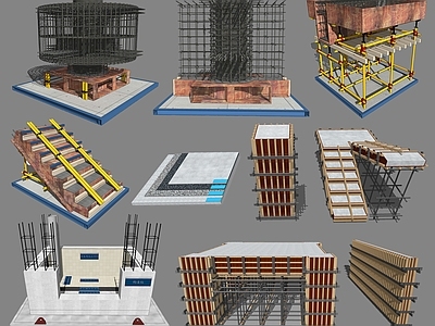 建筑工地施工样板 脚手架 施工样板工地 工地样板引路