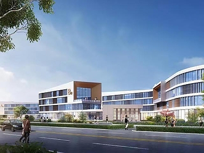 现代文教建筑幼儿园及中学建筑