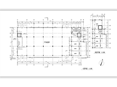电子工业厂房建筑 施工图 工业建筑