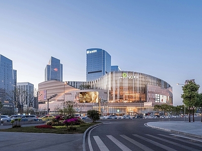 白天外景 街景 建筑外观 窗外景 街道