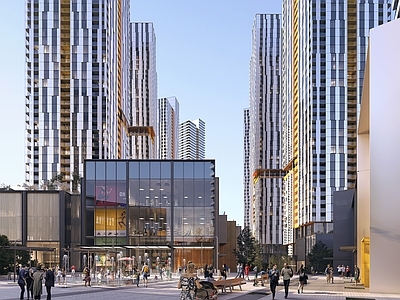 白天外景 街景 建筑外观 窗外景 街道