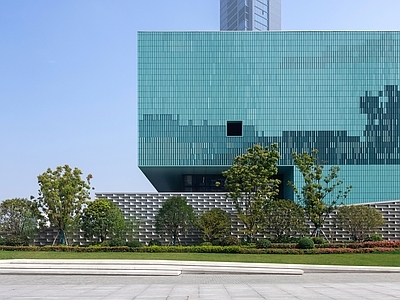 白天外景 街景 建筑外观 窗外景 街道