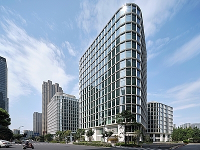 白天外景 街景 建筑外观 窗外景 街道