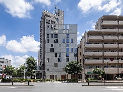 白天外景 街景 建筑外观 窗外景 街道