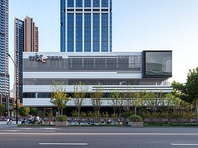 白天外景 街景 建筑外观 窗外景 街道