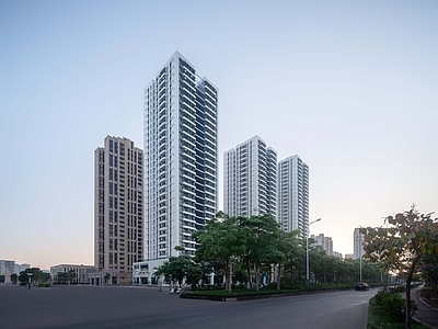 白天外景 街景 建筑外观 窗外景 街道