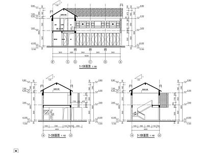 某森林公园服务用房及公厕建筑 施工图