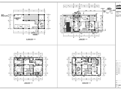 别墅给排水 施工图 建筑给排水 给排水图