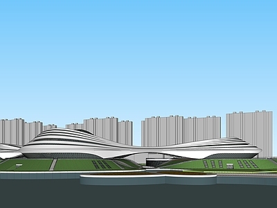 现代风格展览馆