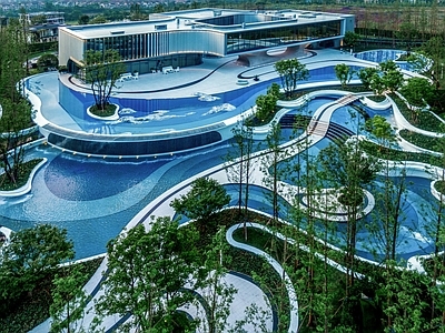 南山 效果图 施工图 居住区景观