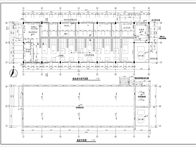设备热处理车间建筑 施工图 工业建筑 产业园建筑