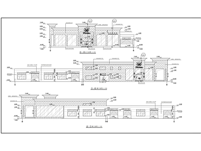 汽车4S店建筑 施工图 展销厅