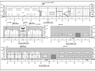 五菱4s店建筑 施工图 展销厅