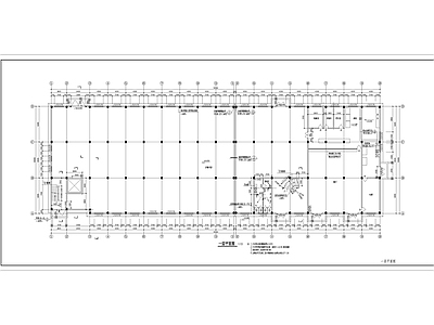 工厂综合楼建筑 施工图 工业建筑