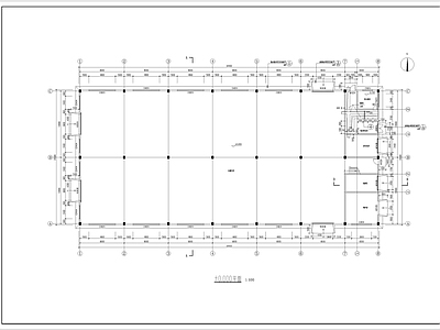 电镀车间建筑 施工图 工业建筑 产业园建筑