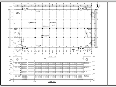 电子元件厂房建筑 施工图 工业建筑