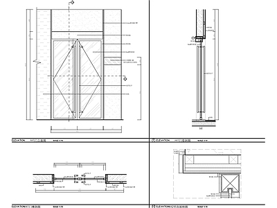 门表节点 施工图 通用节点