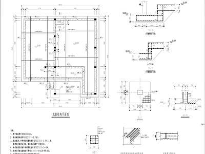应急排水泵房站详图 施工图 建筑给排水 给排水图