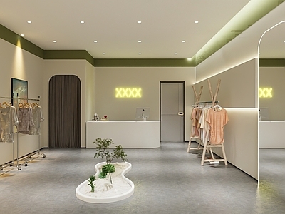 现代风服装店