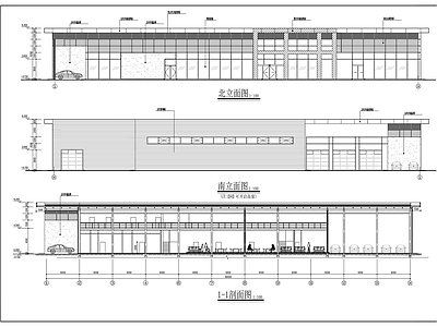 宝马4S店建筑 施工图 展销厅