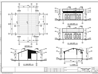 景区公共厕所建筑 施工图