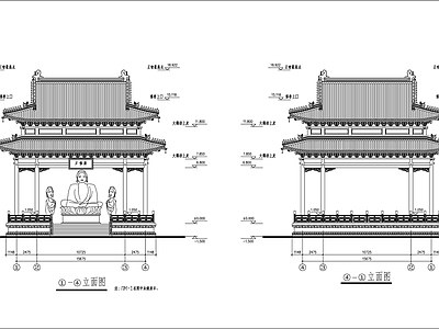 万佛亭 施工图