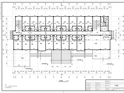 现代徽派酒店建筑 施工图