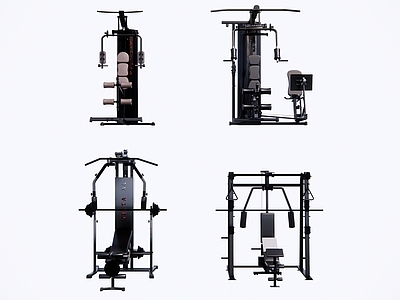 现代健身器械 健身器材组合