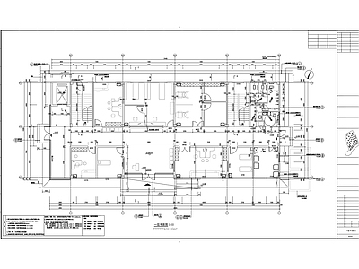 健康中心建筑 施工图 疗养院