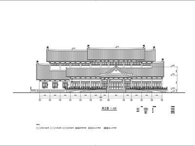 中式公共建筑 施工图