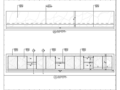 石材台面储物柜施工详图  柜类 家具节点详图