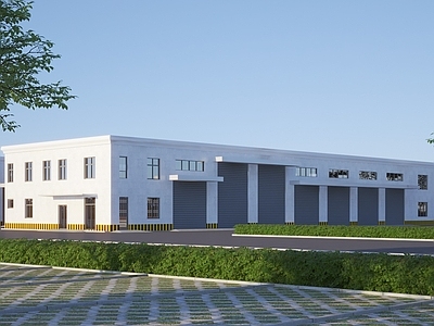 现代厂房仓库建筑
