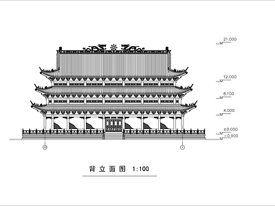 极普寺大雄宝殿 施工图 古建