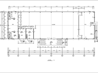 某食堂钢结构建筑图 食堂建筑