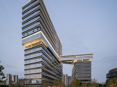 街景 窗外景 黄昏 环境