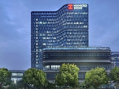 街景 窗外景 黄昏 环境