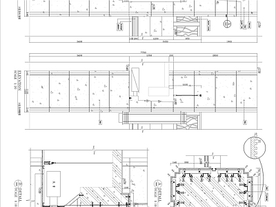 两款酒店大堂石材柱详图 施工图 建筑通用节点 建筑工程节点