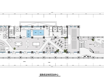 桌游及休闲活动中心平面