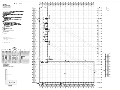 刨花板车间建筑 施工图 工业建筑