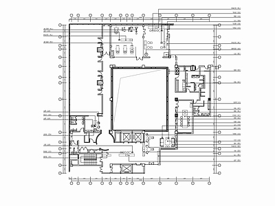 1100㎡休闲娱乐会所室内 施工图