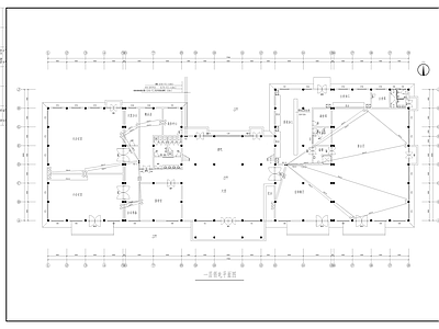 风景区会议餐厅电气消防 施工图 建筑电气 电气图