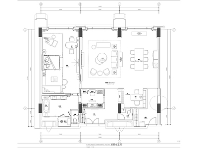 酒店大客房室内 施工图 客房