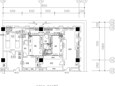 实验室培养室室内 施工图