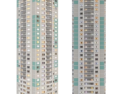 现代楼房 公寓 楼盘 商品房 多层住宅